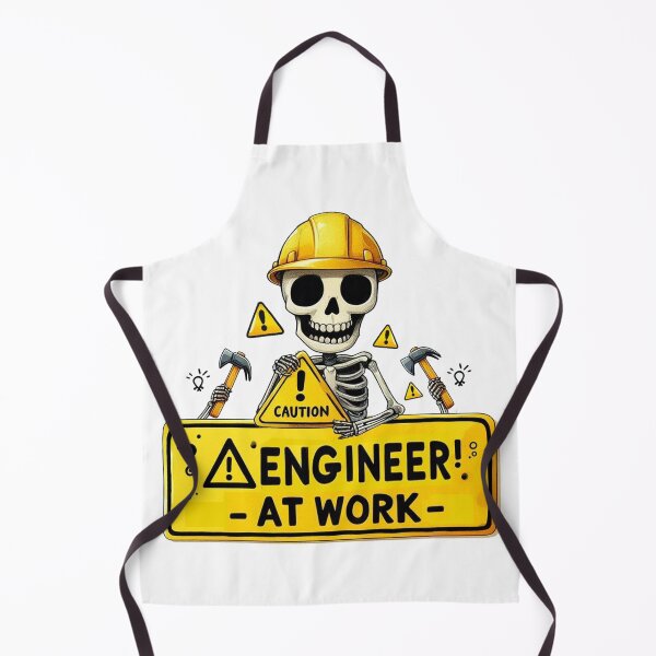 Item preview, Funny Caution Engineering designed and sold by clarkfraser.