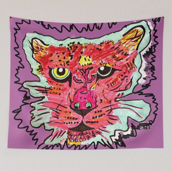 Item preview, Tigre expresionista designed and sold by Licorice Moon.
