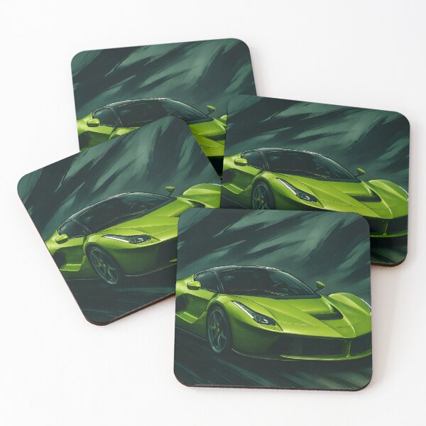 Item preview, Italian Hypercar LaFerrari Fanart (Green) designed and sold by Peterson Designs.