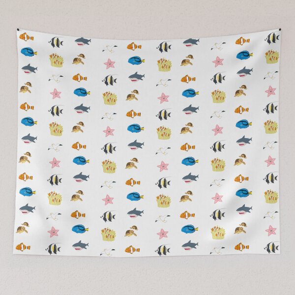 Item preview, Kawaii Ocean Creatures Sticker Sheet – Sea Life Pack designed and sold by Blueprint&co.