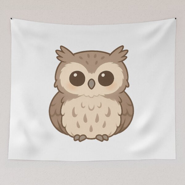 Item preview, Kawaii Blakiston’s Fish Owl – シマフクロウ designed and sold by NipponPop.