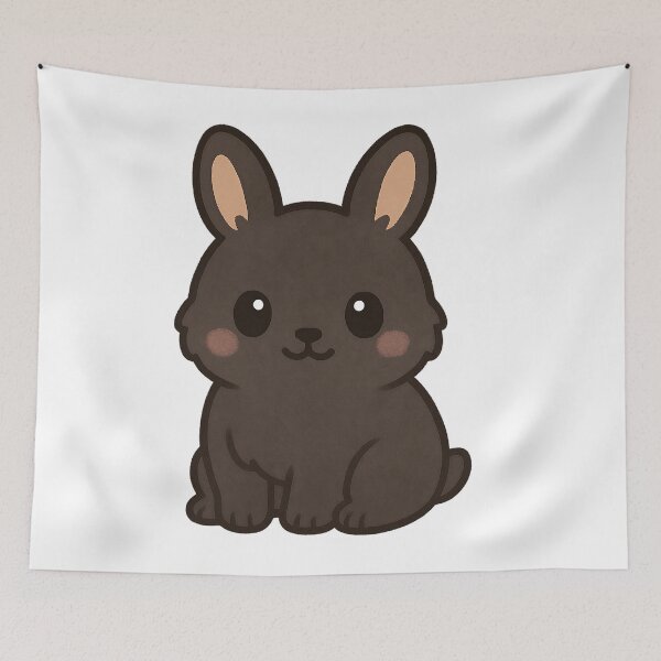 Item preview, Kawaii Amami Rabbit – アマミノクロウサギ designed and sold by NipponPop.