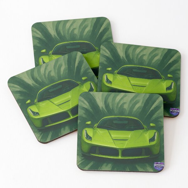 Item preview, Italian Hypercar LaFerrari Fanart (Green2) designed and sold by Peterson Designs.