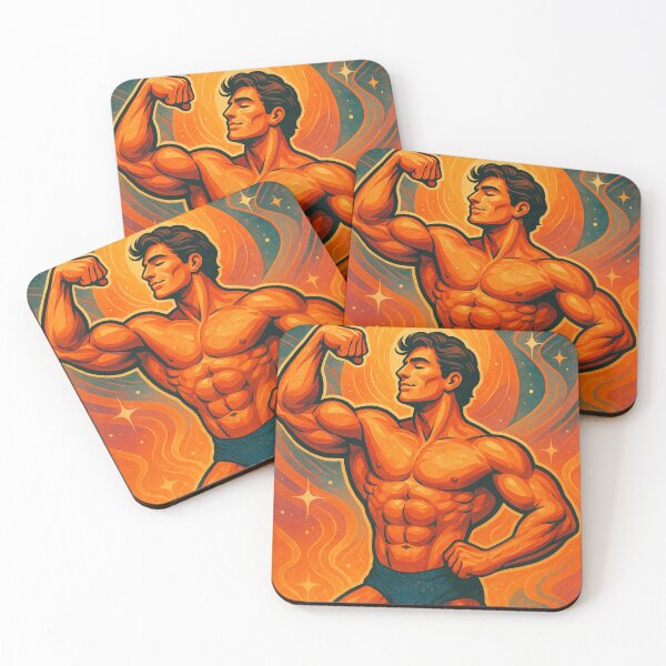 Item preview, Muscle and Effort Retro Inspirational designed and sold by JonelleTshirts.