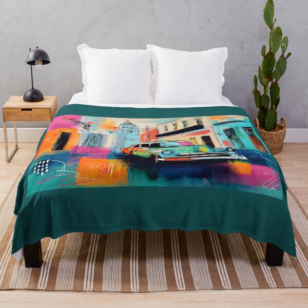 Item preview, Cruise Through Havana - Vintage Car Glides Past Colorful Streets and Cuban Charm designed and sold by OlfactoART Studio.