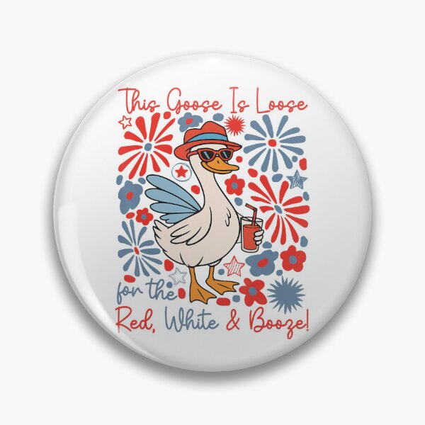 Item preview, This Goose Is Loose For The Red White 4Th Of July 2025 designed and sold by Cute-Collection.