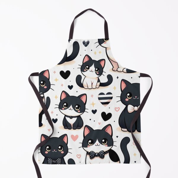 Item preview, Playful Kitties Black and White Cat Design designed and sold by purplesensation.
