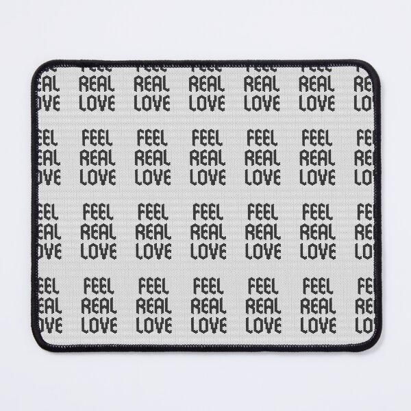 Item preview, Feel Real Love Black Mosaic Heartfelt Affirmation Message designed and sold by kakarikihill.