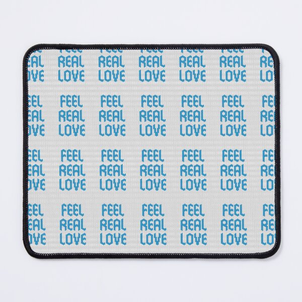 Item preview, Feel Real Love Blue Mosaic Heartfelt Affirmation Message designed and sold by kakarikihill.