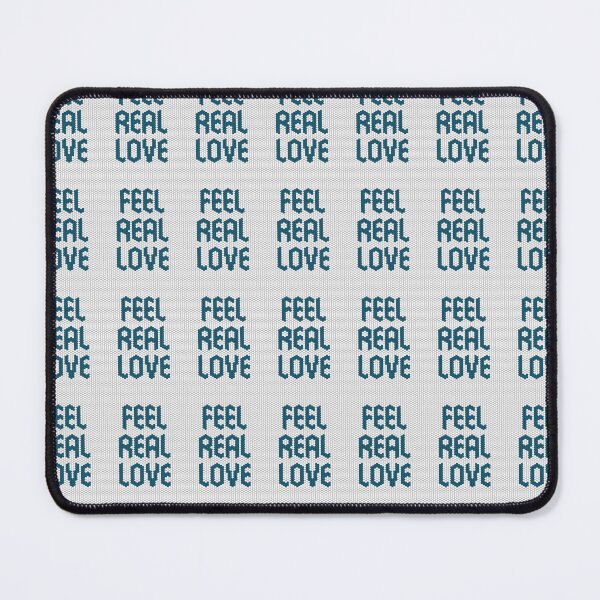 Item preview, Feel Real Love Dark Blue Mosaic Heartfelt Affirmation  designed and sold by kakarikihill.
