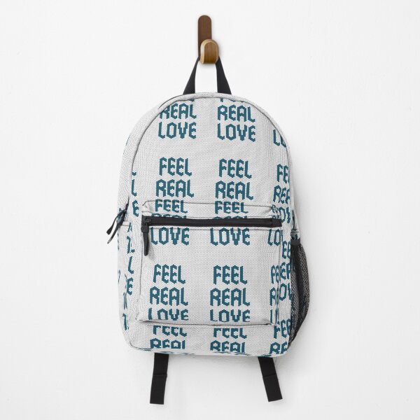 Item preview, Feel Real Love Dark Blue Mosaic Heartfelt Affirmation designed and sold by kakarikihill.