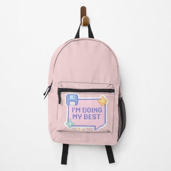 Item preview, I'M DOING MY BEST – Pixel Art Mental Health Message (Retro Style) designed and sold by Fongser.