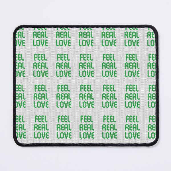 Item preview, Feel Real Love Green Mosaic Heartfelt Affirmation Message designed and sold by kakarikihill.