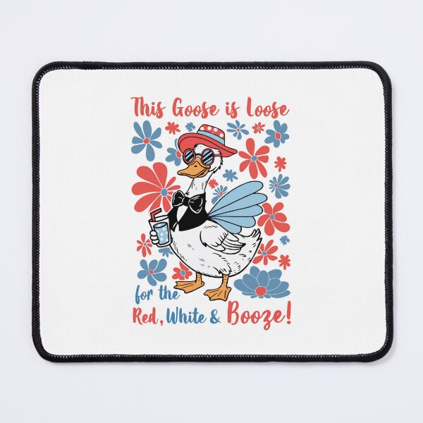 Item preview, This Goose Is Loose For The Red White And Booze 4Th Of July designed and sold by Cute-Collection.