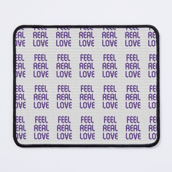 Item preview, Feel Real Love Purple Mosaic Heartfelt Affirmation Message designed and sold by kakarikihill.