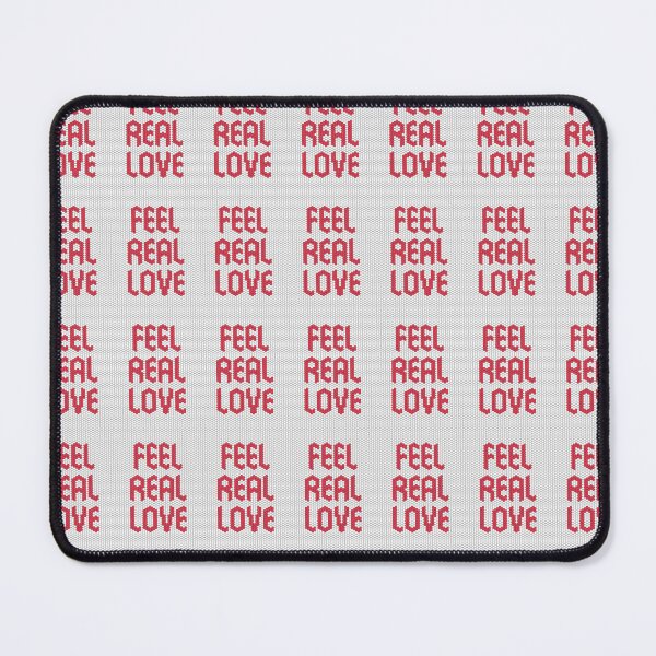 Item preview, Feel Real Love Red Mosaic Heartfelt Affirmation Message designed and sold by kakarikihill.