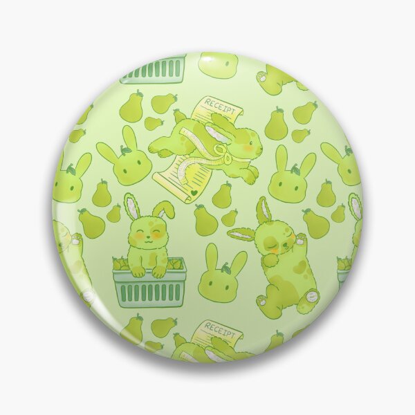 Item preview, Pear Bunny Pattern – Cute Kawaii Animal Illustration  designed and sold by KandiiJar.