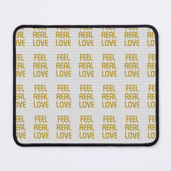 Item preview, Feel Real Love Gold Mosaic Heartfelt Affirmation Message designed and sold by kakarikihill.