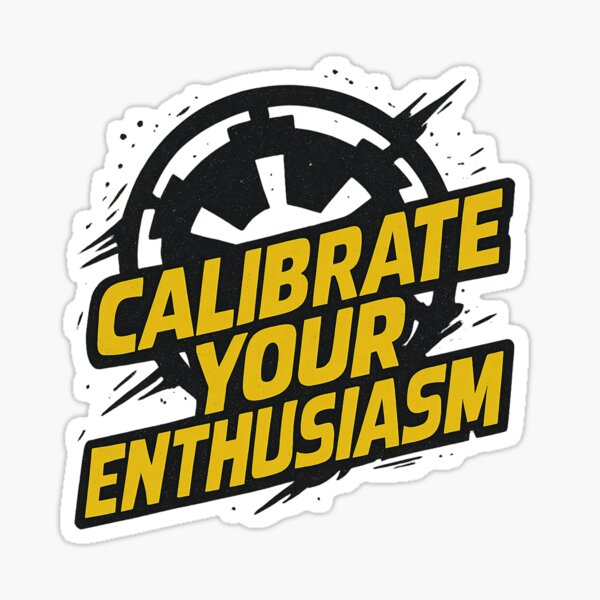 Vista previa del artículo con la obra «Calibra tu entusiasmo», diseñado y vendido por Sturdust.