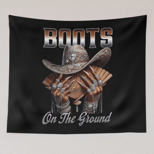 Item preview, Boots On The Ground Cowboy designed and sold by sanchezcal.