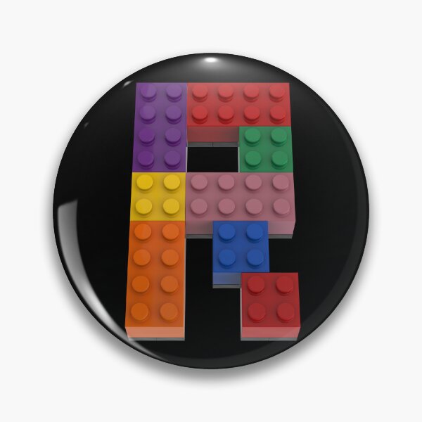 Item preview, Letter R brick tee for all Master Builders designed and sold by Brickification.