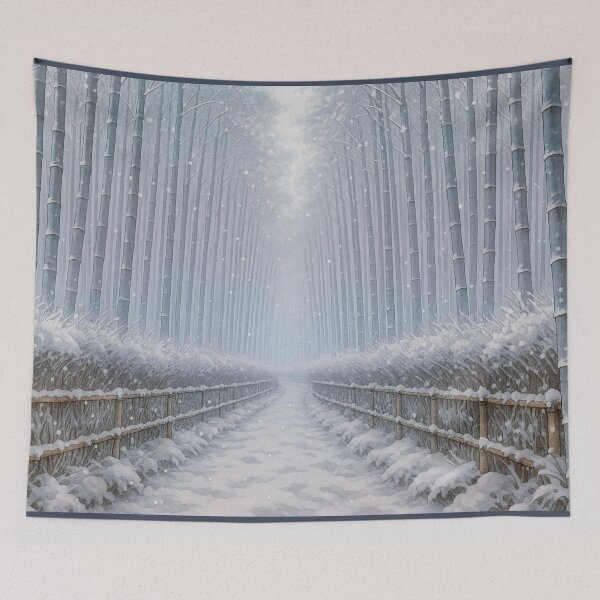 Item preview, Arashiyama Bamboo Forest in Winter designed and sold by Takeda-art.