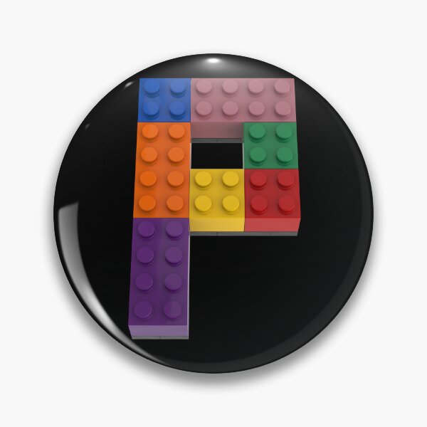 Item preview, Letter P brick tee for all Master Builders designed and sold by Brickification.
