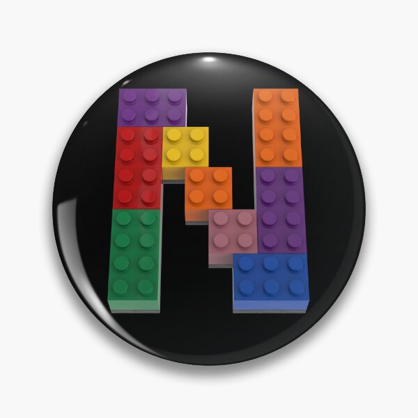 Item preview, Letter N brick tee for all Master Builders designed and sold by Brickification.