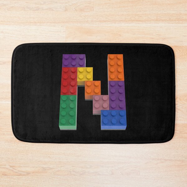Item preview, Letter N brick tee for all Master Builders designed and sold by Brickification.
