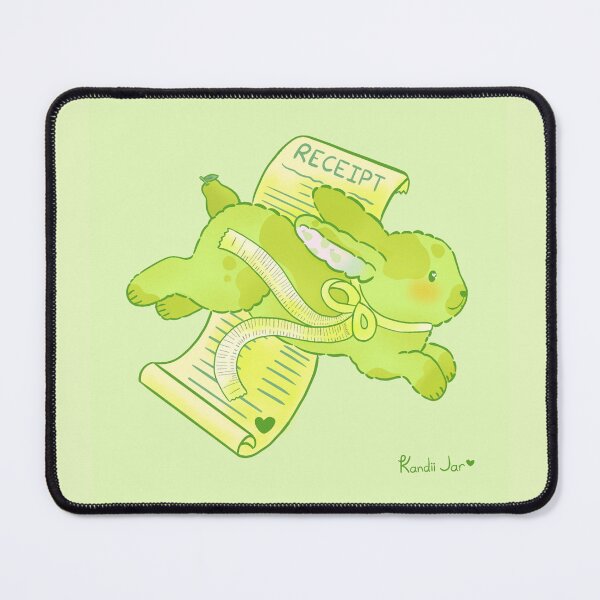 Item preview, Pear Bunny Receipt – Cute Kawaii Animal Design designed and sold by KandiiJar.
