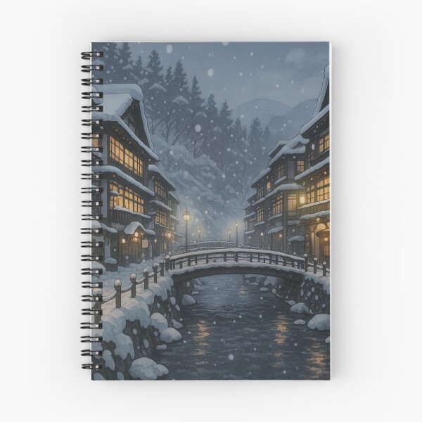Item preview, Ginzan Onsen in Winter at Yamagata designed and sold by Takeda-art.