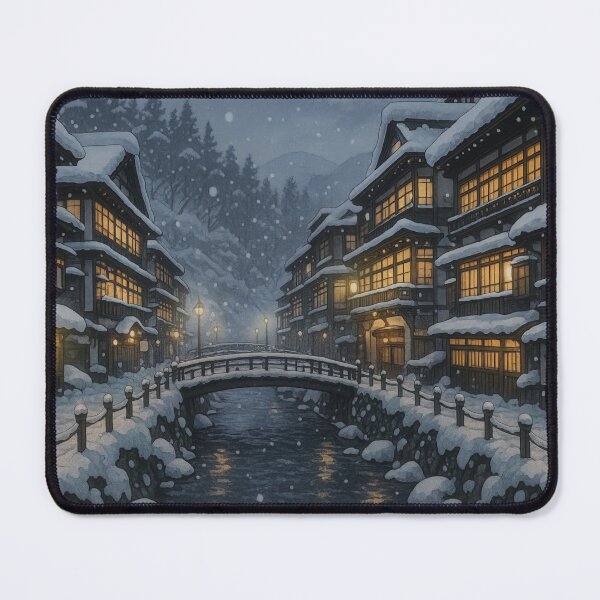 Item preview, Ginzan Onsen in Winter at Yamagata designed and sold by Takeda-art.