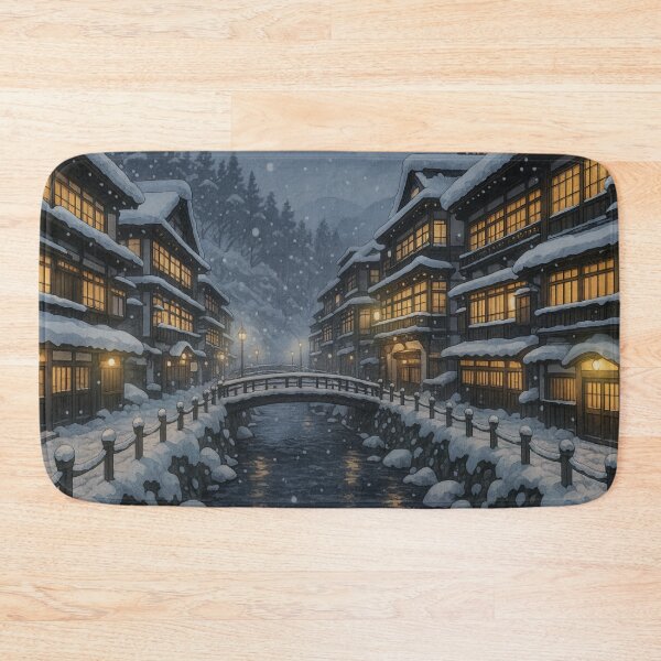 Item preview, Ginzan Onsen in Winter at Yamagata designed and sold by Takeda-art.