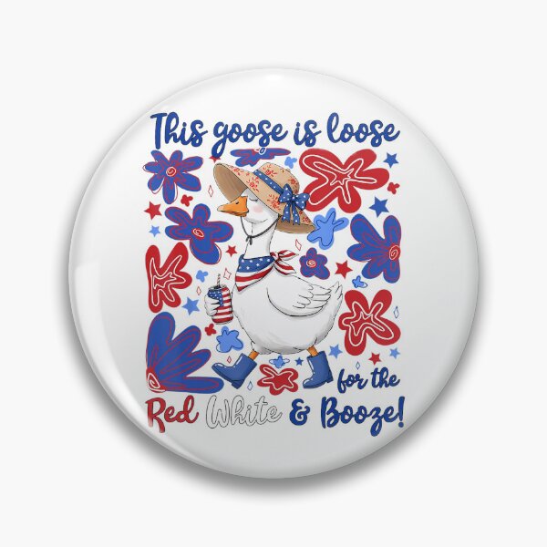 Item preview, This Goose Is Loose Red White And Boze Goose 4Th Of July Funny designed and sold by Cute-Collection.