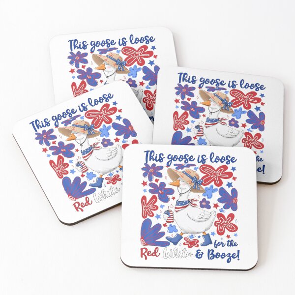 Item preview, This Goose Is Loose Red White And Boze Goose 4Th Of July Funny designed and sold by Cute-Collection.