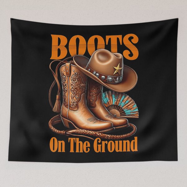 Item preview, Boots On The Ground Cowgirl designed and sold by sanchezcal.