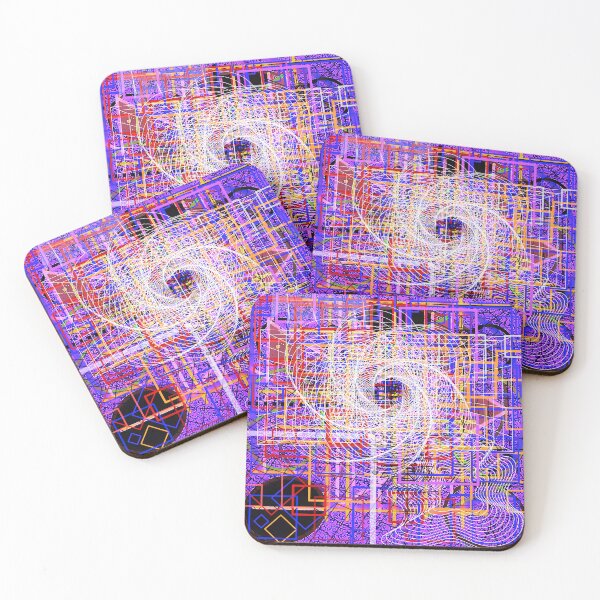 Item preview, Psychedelic Geometric Chaos Spiral – Bold Abstract Optical Illusion Art designed and sold by JW3164..