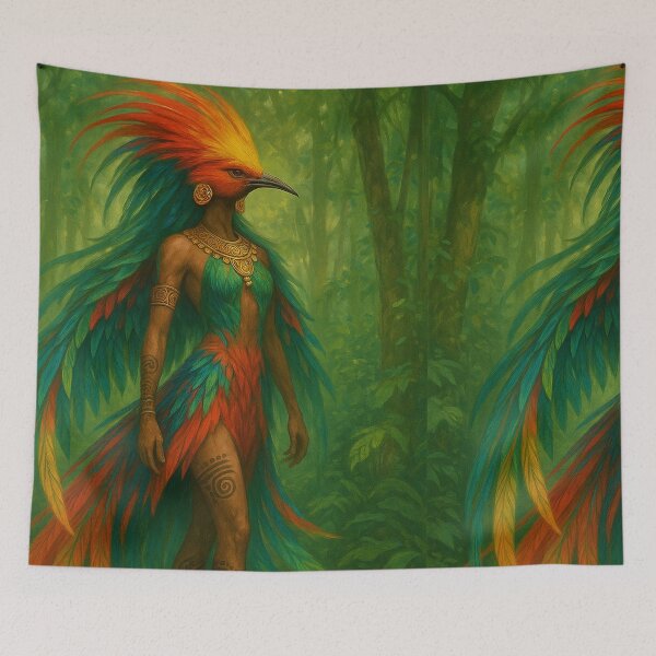 Item preview, “Bird of Paradise Goddess” designed and sold by DiiStyle.