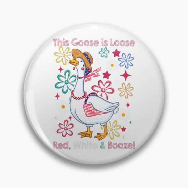 Item preview, This Goose Is Loose Red White And Boze Goose 4Th Of July designed and sold by Cute-Collection.