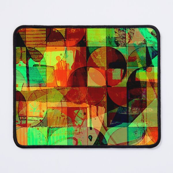 Item preview, Green & Red Abstract designed and sold by ViaARTfactory.
