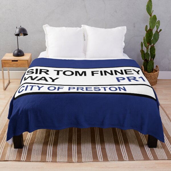 Artikelvorschau, Preston Sir Tom Finney Way ikonisches Straßenschild entworfen und verkauft von DelfDesign.