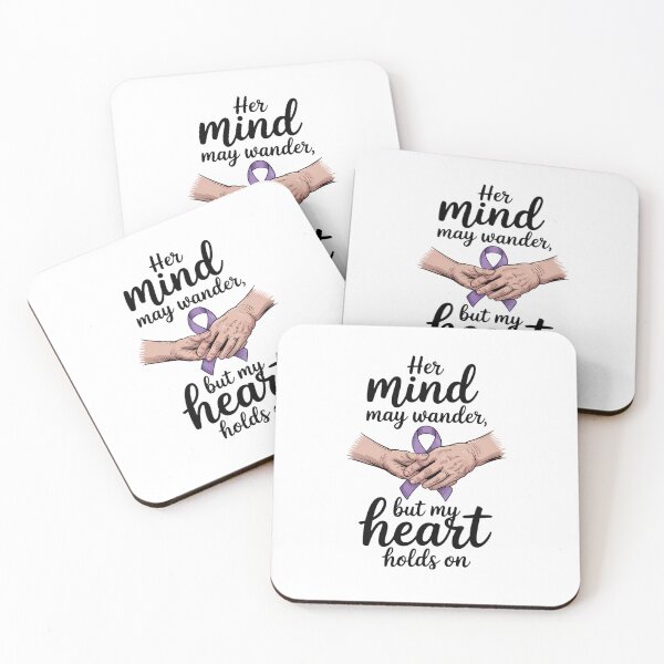 Item preview, Her Mind May Wander But My Heart Holds On – Gentle Emotional Quote designed and sold by ThatBBStore.