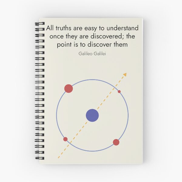 Item preview, Galileo Galilei Physics Quote Minimalist Abstract Art Design designed and sold by kakarikihill.