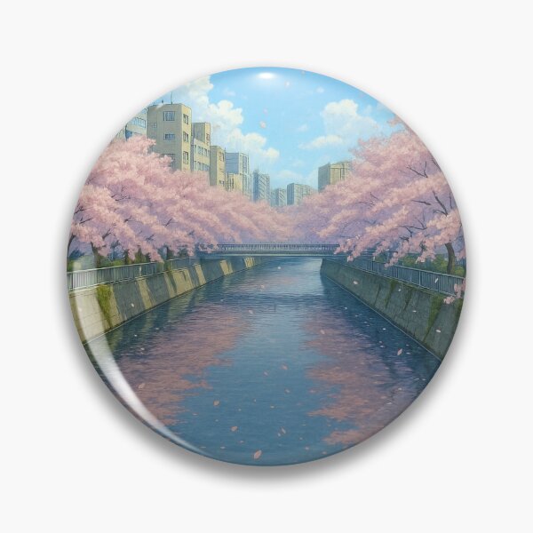 Item preview, Tokyo Kanda River in Spring Sakura Season designed and sold by Takeda-art.