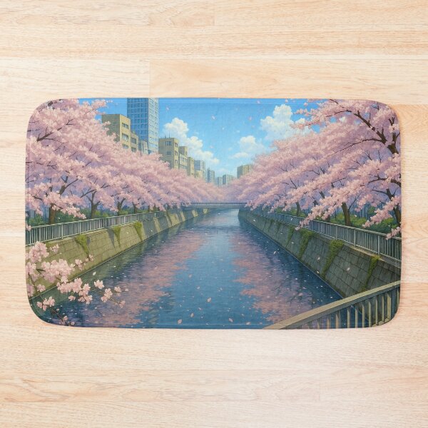 Item preview, Tokyo Kanda River in Spring Sakura Season designed and sold by Takeda-art.