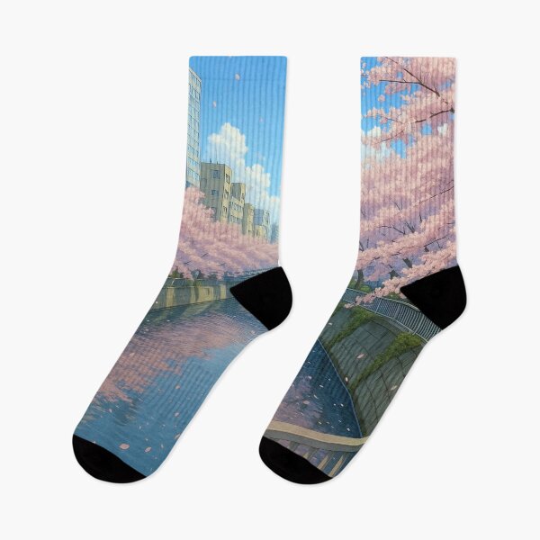 Item preview, Tokyo Kanda River in Spring Sakura Season designed and sold by Takeda-art.