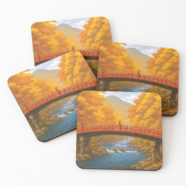 Item preview, Nikko Shinkyo Bridge in Autumn designed and sold by Takeda-art.