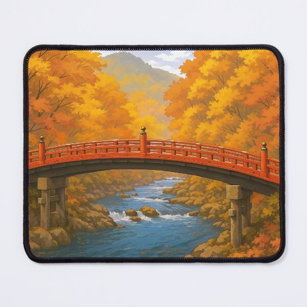 Item preview, Nikko Shinkyo Bridge in Autumn designed and sold by Takeda-art.