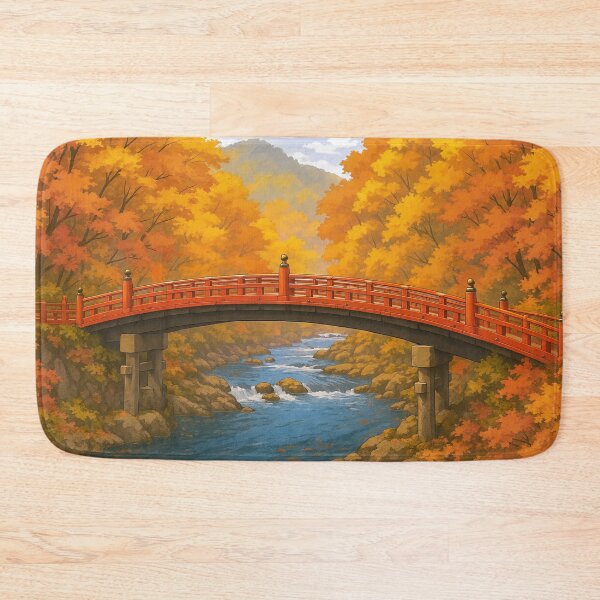 Item preview, Nikko Shinkyo Bridge in Autumn designed and sold by Takeda-art.