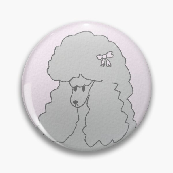Item preview, Caniche continental coqueta plateado designed and sold by PippyPoodles.